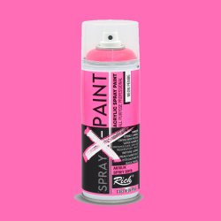 Rich - Rich Spray X-Paint Akrilik Sprey Boya 400ml Neon Pembe