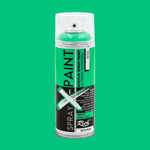 Rich Spray X-Paint Akrilik Sprey Boya 400ml Patina - Patina
