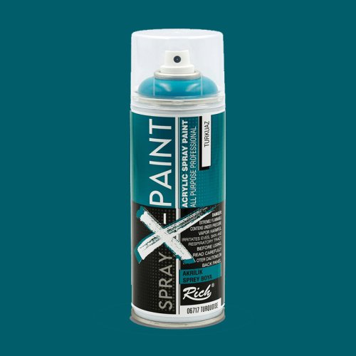 Rich Spray X-Paint Akrilik Sprey Boya 400ml Turkuaz - Turkuaz