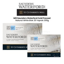 St Cuthberts - Saunders Waterford Cold Pressed Natural White Blok 20 Yaprak 300g