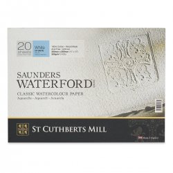 Saunders Waterford Cold Pressed Natural White Blok 20 Yaprak 300g - Thumbnail