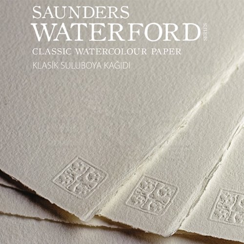 Saunders Waterford Hot Pressed Natural White Blok 20 Yaprak 300g