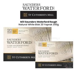 Saunders Waterford Rough Natural White Blok 20 Yaprak 300g - Thumbnail