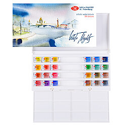 St Petersburg White Nights Extra Fine Sulu Boya Seti 24lü Tam Tablet