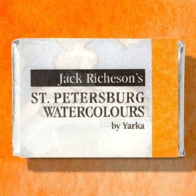 St Petersburg White Nights Tam Tablet Sulu Boya 1/1 Cadmium Orange 304 - 304 Cadmium Orange