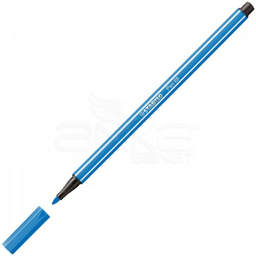 Stabilo Pen 68 Keçe Uçlu Kalem 1mm A.Mavi