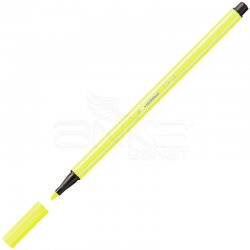 Stabilo - Stabilo Pen 68 Keçe Uçlu Kalem 1mm Floresan Sarı