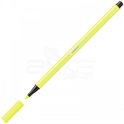 Stabilo Pen 68 Keçe Uçlu Kalem 1mm Floresan Sarı