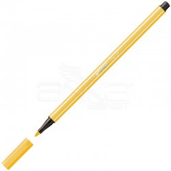 Stabilo - Stabilo Pen 68 Keçe Uçlu Kalem 1mm Sarı