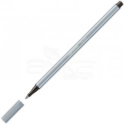 Stabilo - Stabilo Pen 68 Keçe Uçlu Kalem 1mm Soğuk Gri