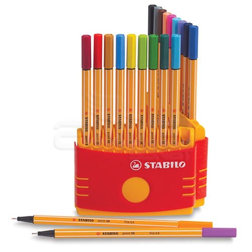 Stabilo Point 88 İnce Keçe Uçlu Kalem 20li Color Parade Set