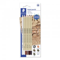 Staedtler - Staedtler Mars Lumograf Pastel Kalem 6lı Set 100P-SBK6