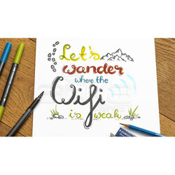 Staedtler Brush Lettering Çift Taraflı Fırça Uçlu Kalem 12li 3004 TB12 - Thumbnail