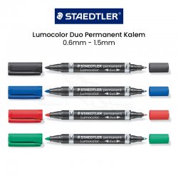 Staedtler - Staedtler Lumocolor Duo Permanent Kalem