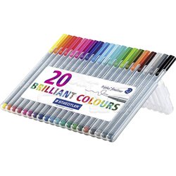 Staedtler Triplus Fineliner İnce Uçlu Keçeli Kalem 0.3mm 20li - Thumbnail