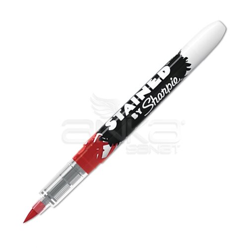 Stained By Sharpie Fabric Marker Tekstil Kalemi-Red - Red