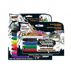 Sharpie - Stained By Sharpie Fabric Markers Textil Kalem Seti