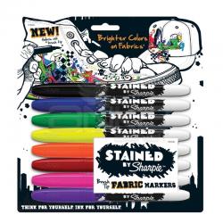 Stained By Sharpie Fabric Markers Textil Kalem Seti - Thumbnail