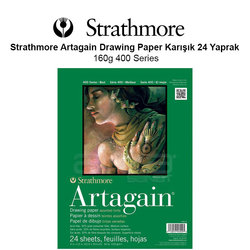 Strathmore - Strathmore Artagain Drawing Paper Karışık 24 Yaprak 160g 400 Series