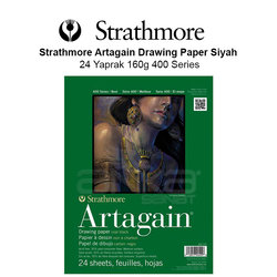 Strathmore Artagain Drawing Paper Siyah 24 Yaprak 160g 400 Series - Thumbnail