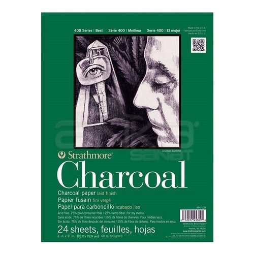 Strathmore Charcoal 24 Yaprak 90g 400 Series