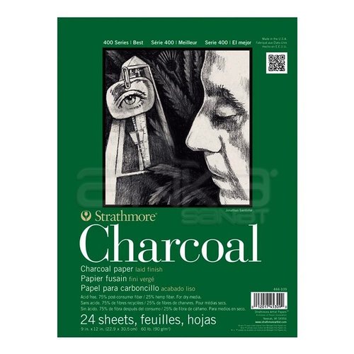 Strathmore Charcoal 24 Yaprak 90g 400 Series