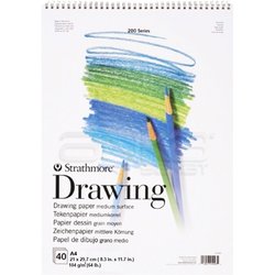 Strathmore Drawing Spiralli Blok 40 Yaprak 104g Seri 200 - Thumbnail