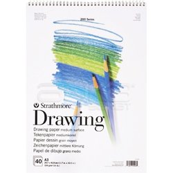 Strathmore - Strathmore Drawing Spiralli Blok 40 Yaprak 104g Seri 200 (1)
