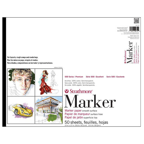 Strathmore Marker Paper 50 Yaprak 50g 500 Series