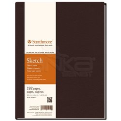 Strathmore - Strathmore Sketch Sert Kapak 400 Seri 89g 192 Sayfa (1)