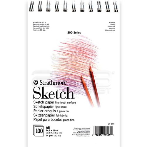 Strathmore Sketch Spiralli 100 Yaprak 74g 200 Series