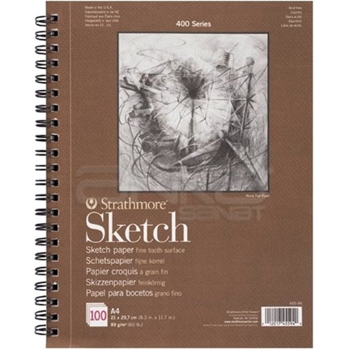 Strathmore Sketch Spiralli Blok 89g 100 Yaprak 400 Series