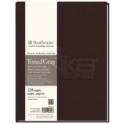 Strathmore Toned Gray Hardbound 128 Sayfa 118g 400 Series - Thumbnail