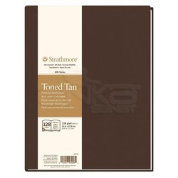 Strathmore Toned Tan Hardbound 128 Yaprak 118g 400 Series - Thumbnail