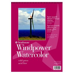 Strathmore - Strathmore Windpower Watercolor Cold Press 15 Yaprak 300g 22.9x30.5cm