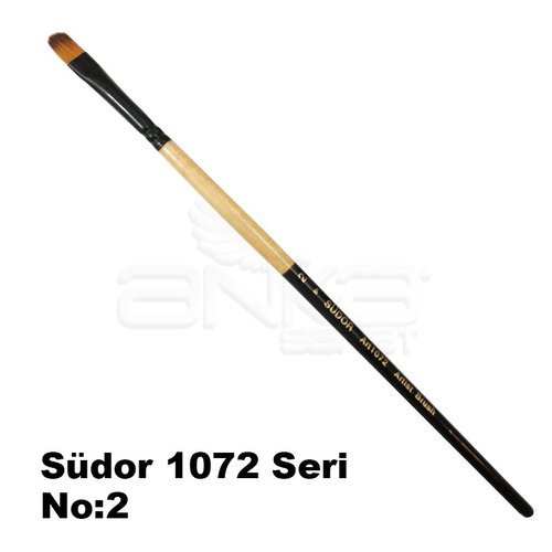 Südor 1072 Seri Kedi Dili Yağlı Boya-Akrilik Boya Fırçası