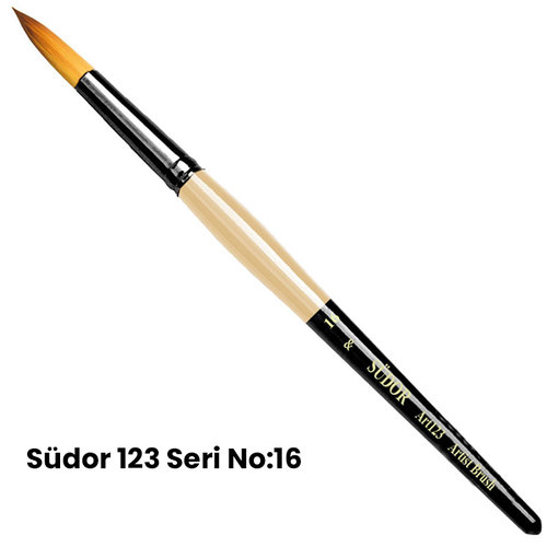 Südor 123 Seri Sentetik Yuvarlak Uçlu Fırça