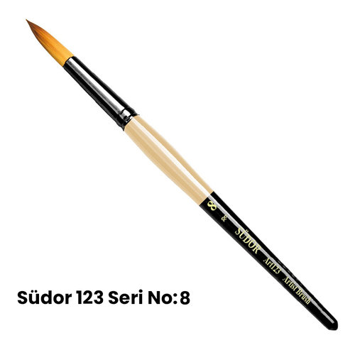 Südor 123 Seri Sentetik Yuvarlak Uçlu Fırça