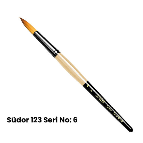 Südor 123 Seri Sentetik Yuvarlak Uçlu Fırça