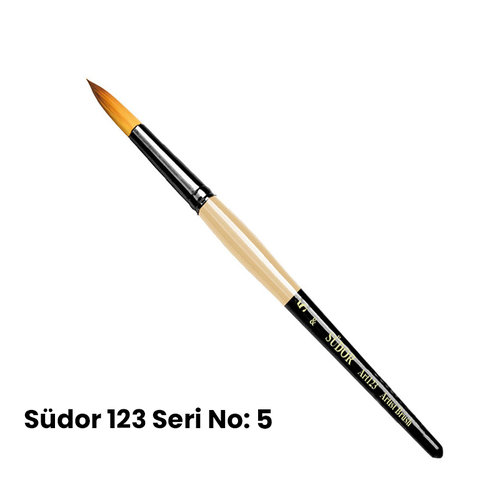 Südor 123 Seri Sentetik Yuvarlak Uçlu Fırça