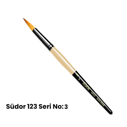 Südor 123 Seri Sentetik Yuvarlak Uçlu Fırça