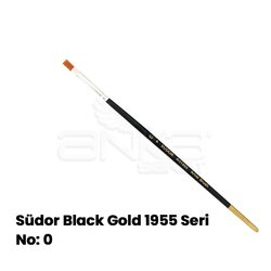 Südor - Südor Black Gold 1955 Seri Düz Kesik Uçlu Fırça (1)