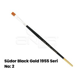 Südor Black Gold 1955 Seri Düz Kesik Uçlu Fırça - Thumbnail