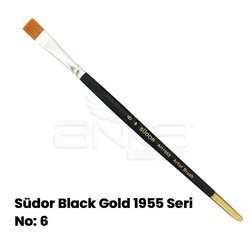 Südor Black Gold 1955 Seri Düz Kesik Uçlu Fırça - Thumbnail