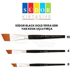 Südor - Südor Black Gold 1955A Seri Yan Kesik Uçlu Fırça