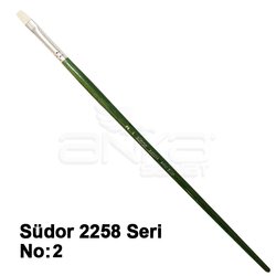 Südor 2258 Seri Düz Kesik Uçlu Kıl Fırça - Thumbnail
