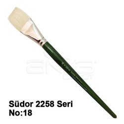 Südor 2258 Seri Düz Kesik Uçlu Kıl Fırça - Thumbnail