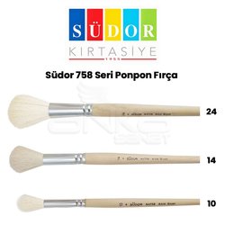 Südor - Südor 758 Seri Ponpon Fırça