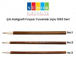 Südor - Südor Çin Kaligrafi Fırçası Yuvarlak Uçlu 1093 Seri