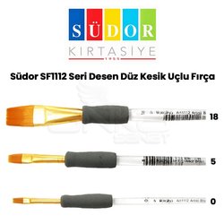 Südor SF1112 Seri Desen Düz Kesik Uçlu Fırça - Thumbnail
